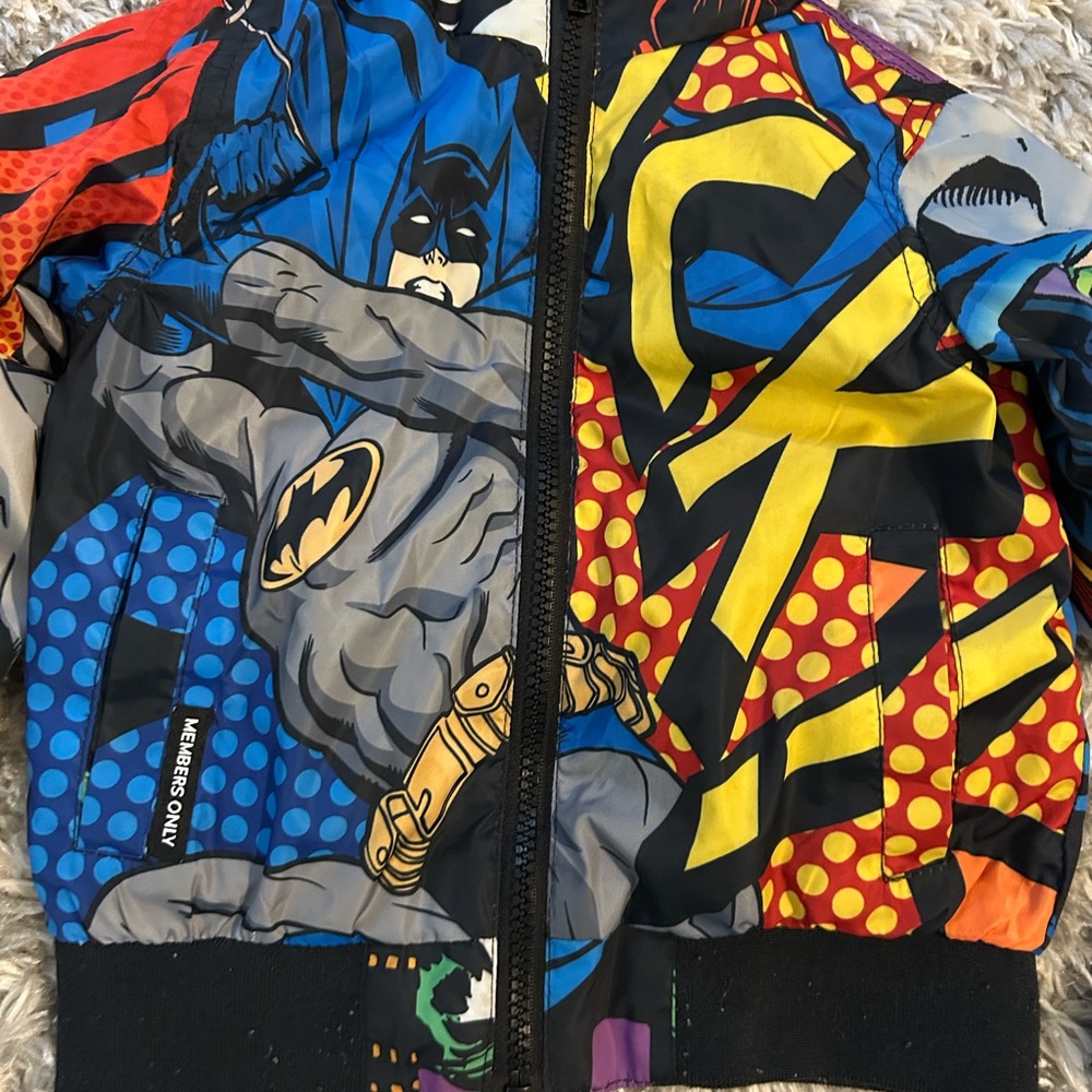 Members Only Batman Windbreaker 2T RARE! - Picture 2 of 5